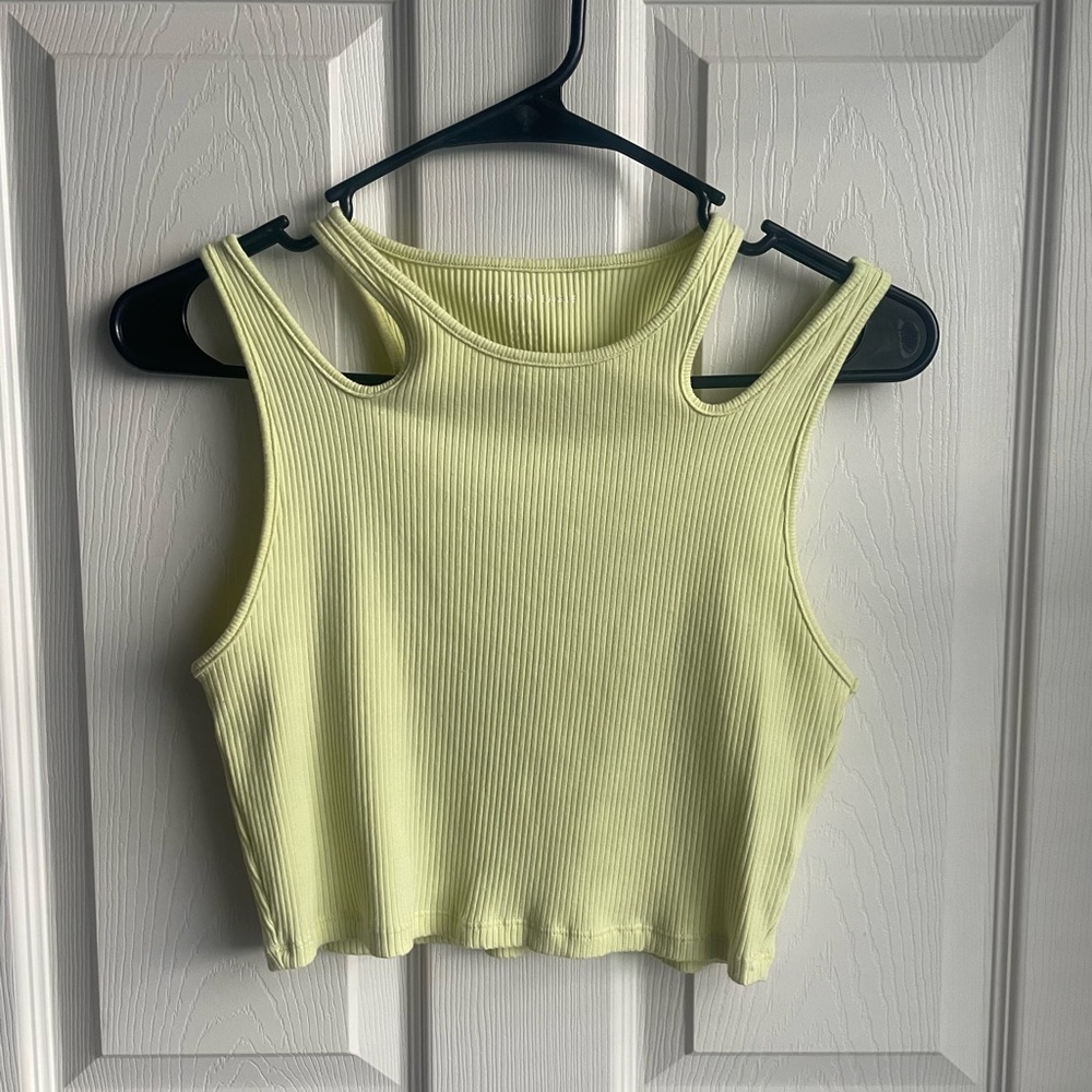 American Eagle Cut Out Cropped Tank Top